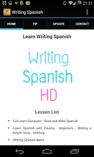 Learn Writing Spanish截图2