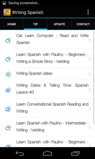 Learn Writing Spanish截图8