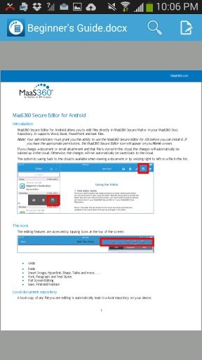 MaaS360 Secure Viewer截图2