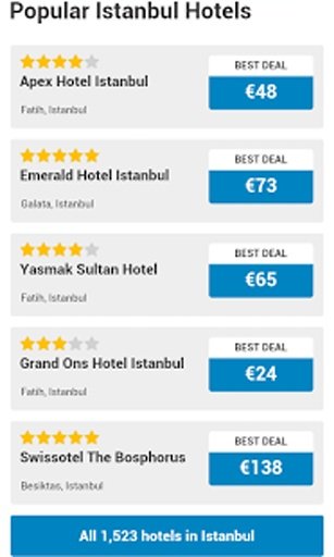 Istanbul Hotels截图7