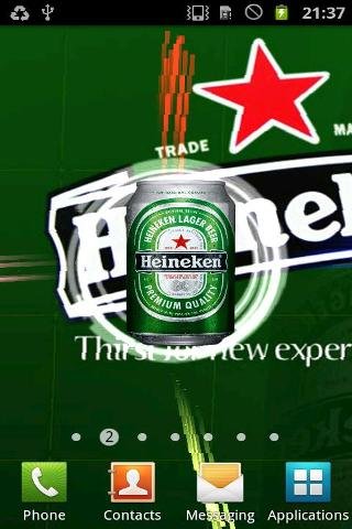 Heineken Beer Free LWP截图1