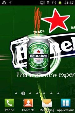 Heineken Beer Free LWP截图