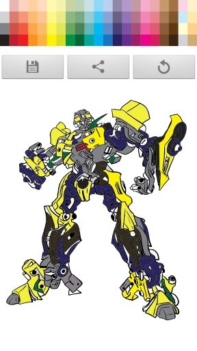 Coloring Transformer Game截图1