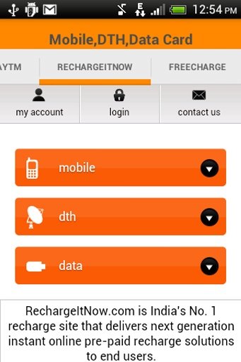 Mobile Recharge,DTH,Data Card截图8