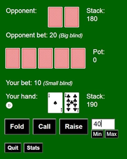 Heads Up AI Poker截图11