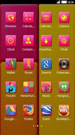 Bright Color Android Theme截图2