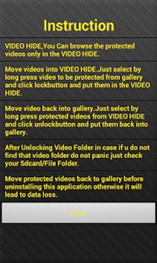 Gallery Lock Hide Image/Videos截图2