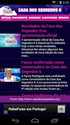 Casa dos Segredos - Secret Story 5截图1