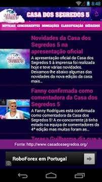 Casa dos Segredos - Secret Story 5截图