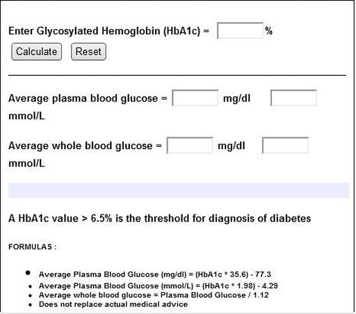 Blood Sugar Calculator截图1