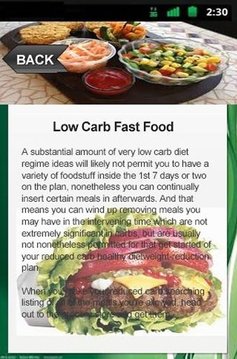 Low Carb Fast Food截图