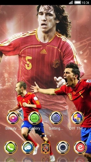 The Spanish team Theme截图2