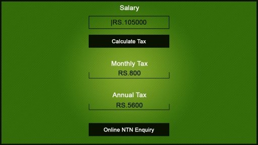 Income Tax Calculator-Pakistan截图1