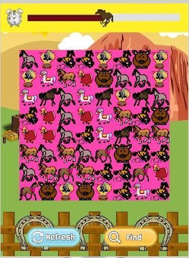 Horse Kids Game Match Race截图1