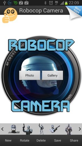 面对换到机械战警 - Robocop Camera截图2