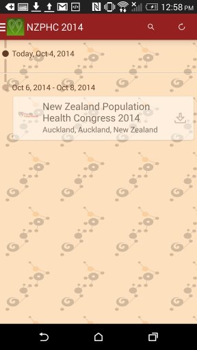 NZPHC 2014 Mobile Guide截图2