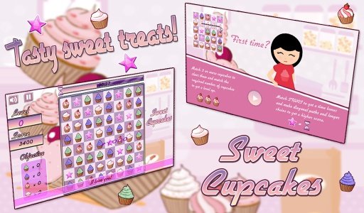 Sweet Cupcakes FREE截图1