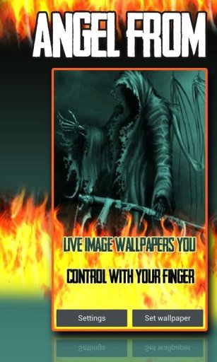 Angel From Hell Live Wallpaper截图2