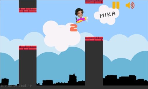 Mika Flappy Plane截图4