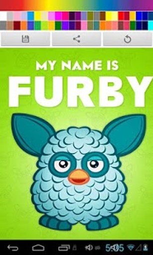 Furby Coloring Kid Games截图2