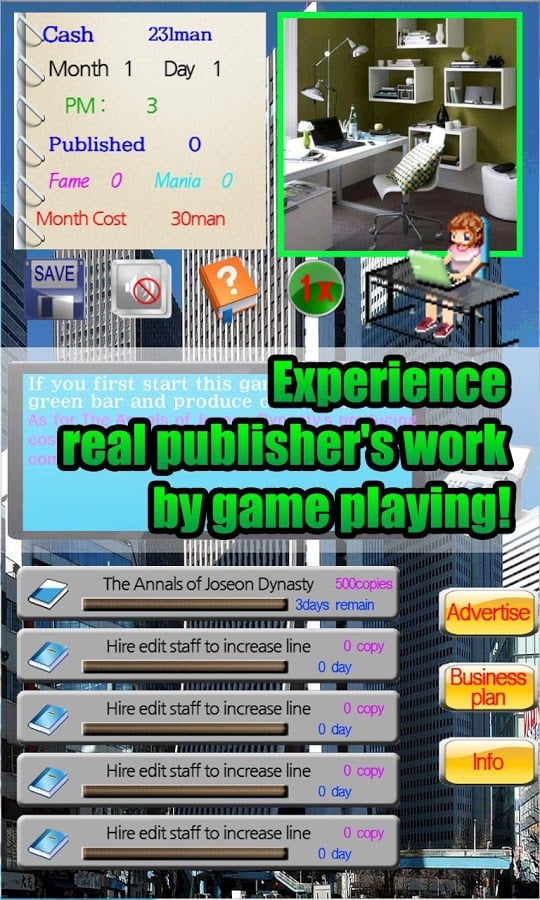 Publisher Tycoon Lite截图1