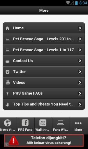 Pet Rescue Saga ProGuide Level截图2