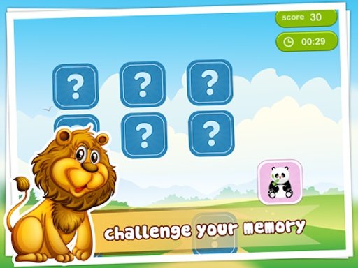 Kids Memory Match - Animals截图9