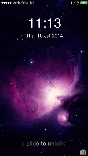 Galaxy Space Lockscreen截图2