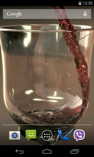 Glass of Wine Video LWP截图4