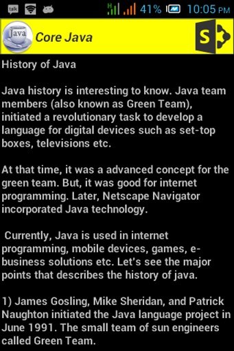 Core Java Tutorials截图3