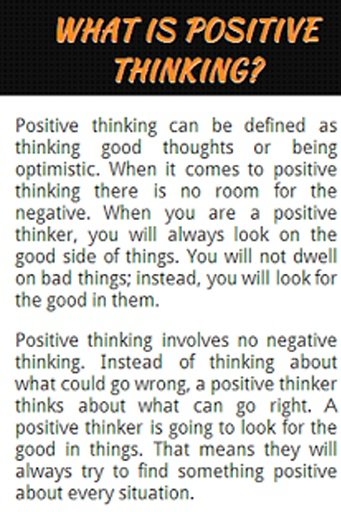 Positive Thinking Secrets截图10