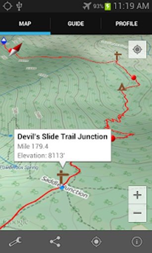 Guthook's Guide: PCT DEMO截图7