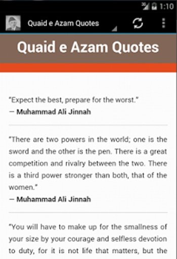 Quaid e Azam Quotes截图4