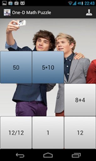 One Direction Math Puzzle截图2