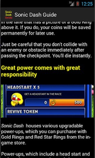 Guide &amp; Cheat for Sonic Dash截图2