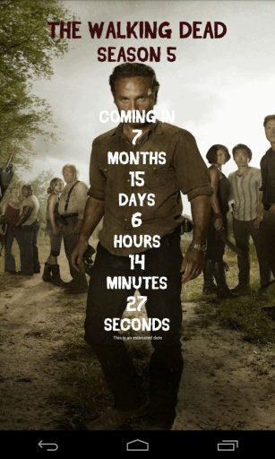 Walking Dead Season Countdown截图1