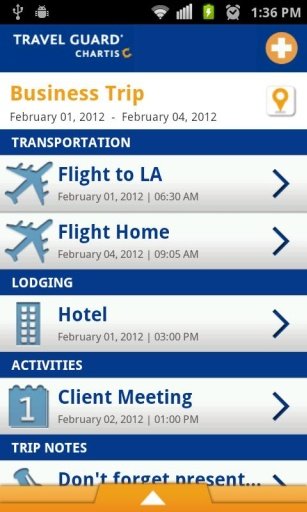 Travel Planner by Travel Guard截图1