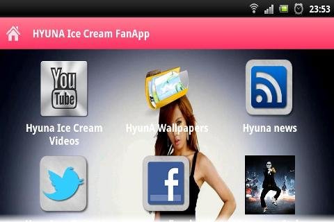 HYUNA Ice Cream FanApp截图1