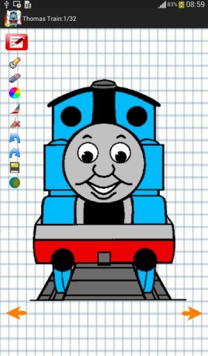 How to Draw : Thomas Train截图6