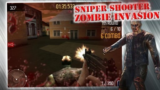 Sniper shooter-Zombie Invasion截图1