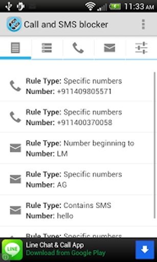 Call and SMS Blocker - DND截图3