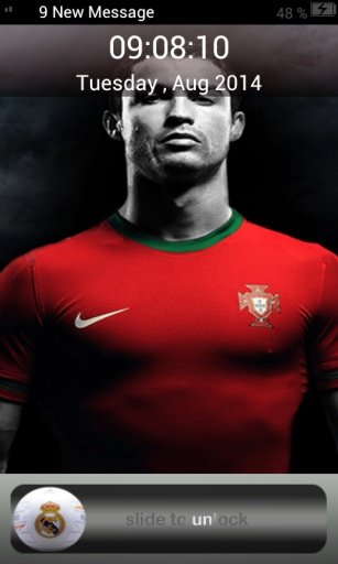 Cristiano Ronaldo Screen Lock截图6