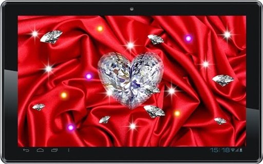 Diamond Heart 3D LiveWallpaper截图1