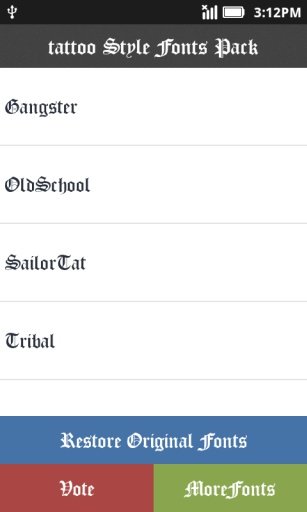 纹身字体包免费截图4
