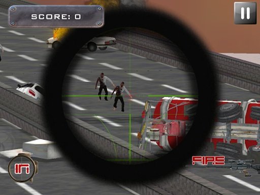 Zombie Sniper Highway War截图10