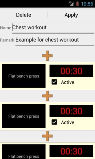 Fitness timer/ Workout planner截图4