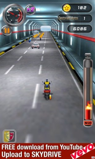 3D Moto Speed Drag Racing截图1