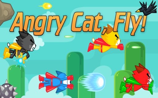 Super Angry Cat, Fly! Free截图7