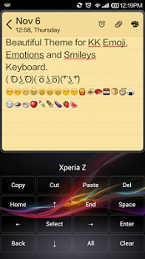 Multi Color Emoji Keyboard截图1