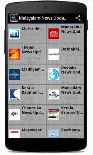 Malayalam News Paper Online截图2